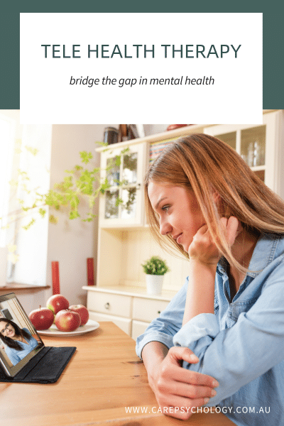 talk to a tele health therapist for mental health